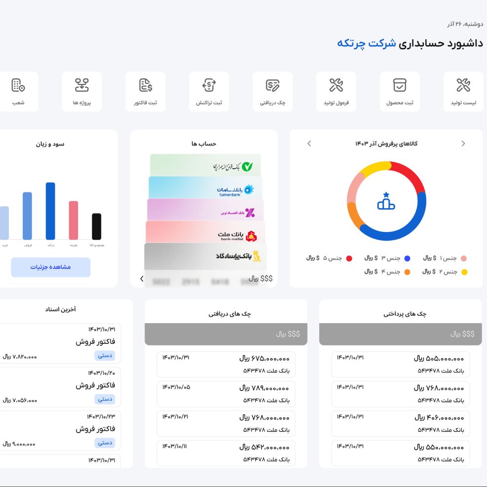 رابط کاربری ساده، زیبا و کاربرپسند